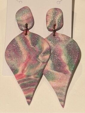 Multicolor Teardrop Earrings